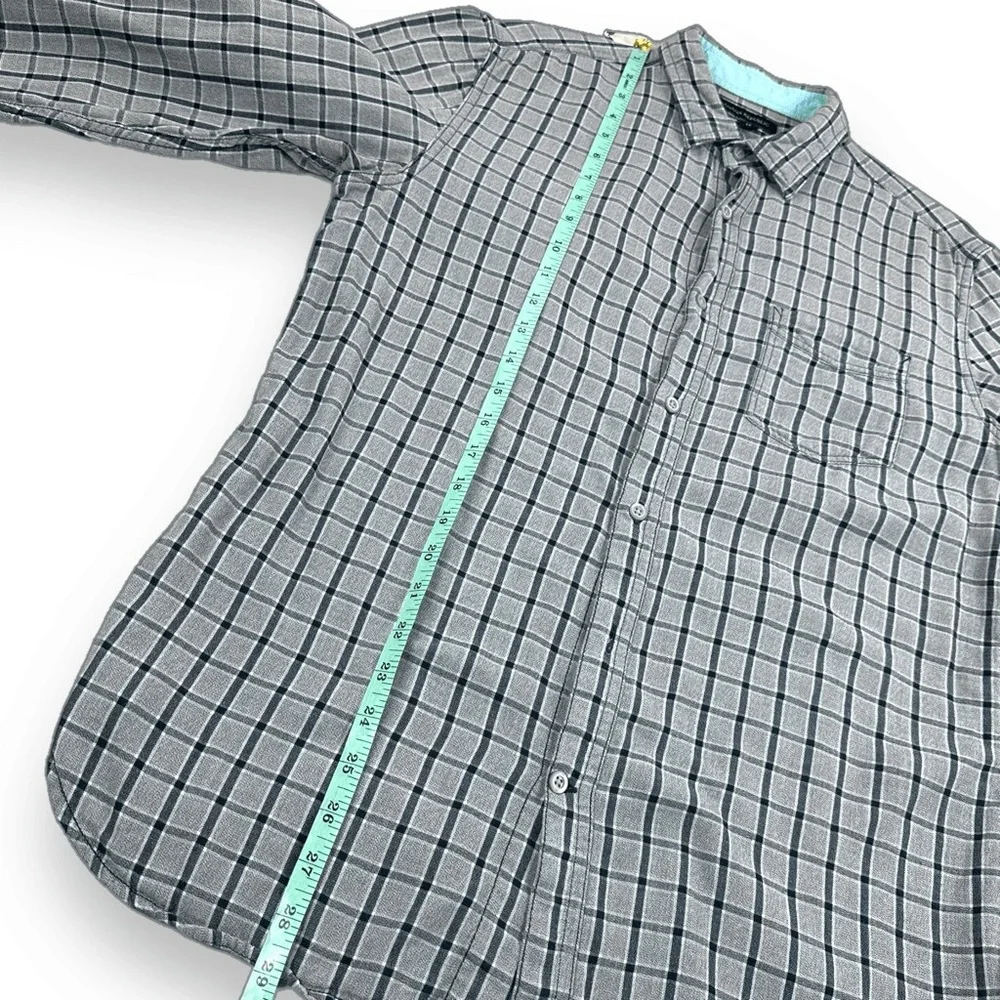 Banana Republic Shirt Mens Size Medium M Great Checked Long Sleeve Button Down‎